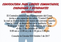 Capacitaci&oacute;n sobre Control Fiscal